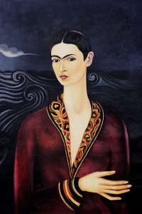 Self-portrait-in-a-Velvet-Dress-1926-by-Frida-Kahlo